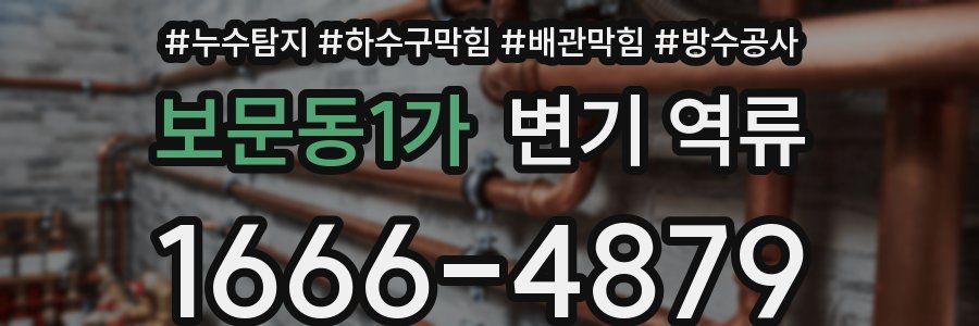 보문동1가 변기 역류