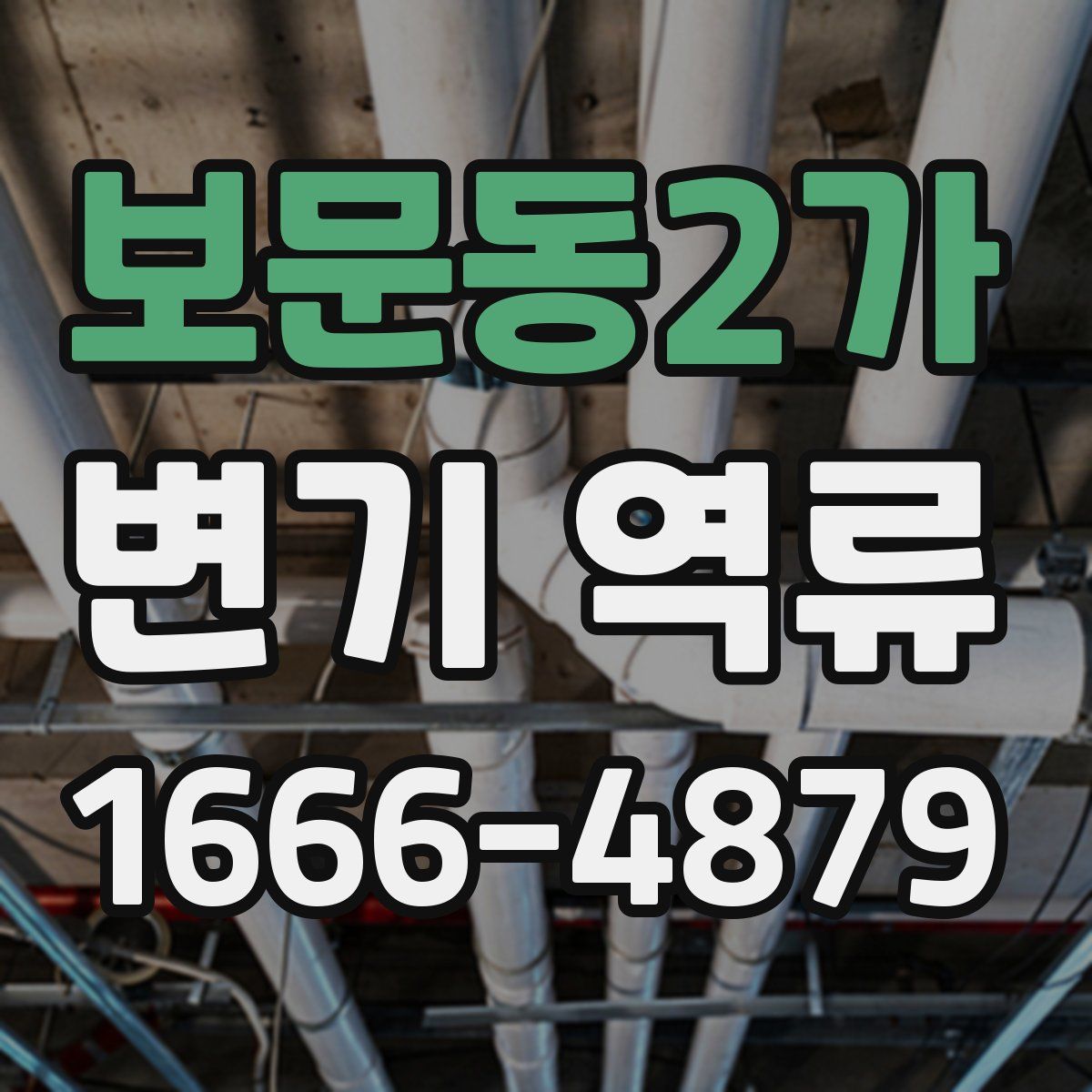 보문동2가 변기 역류