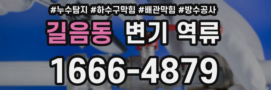 길음동 변기 역류