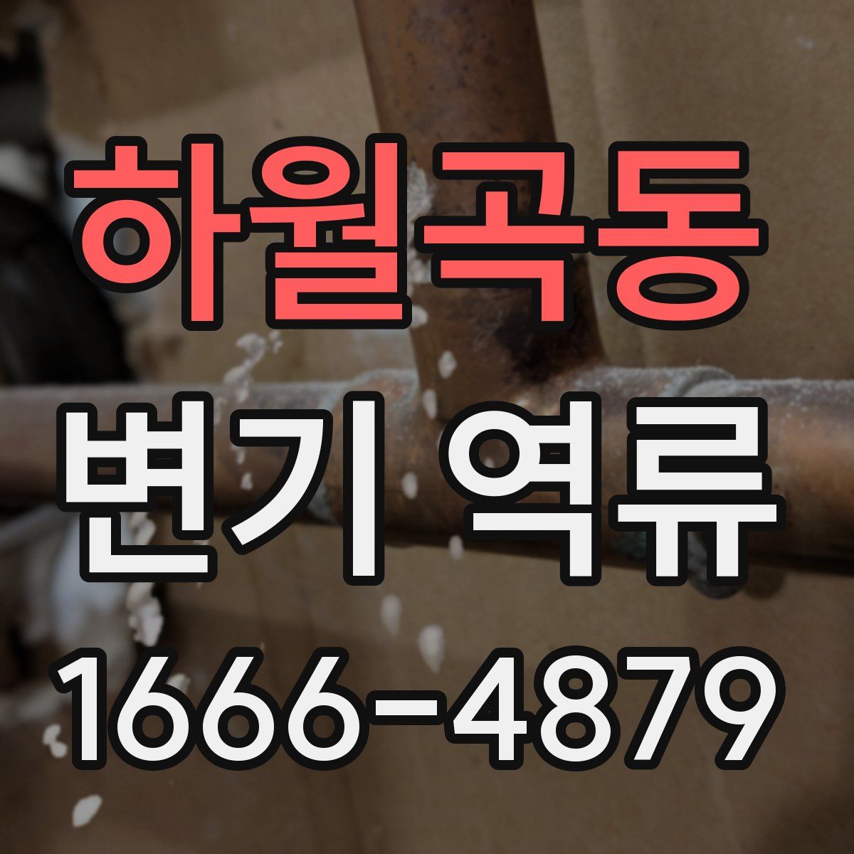 하월곡동 변기 역류