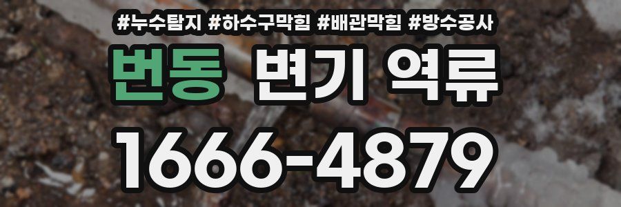 번동 변기 역류