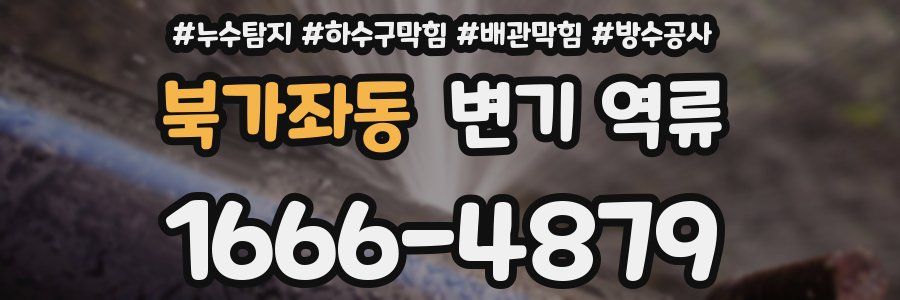 북가좌동 변기 역류