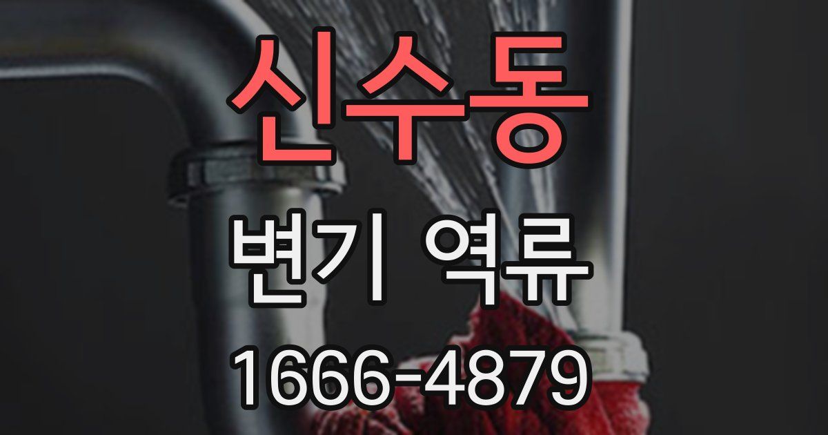 신수동 변기 역류