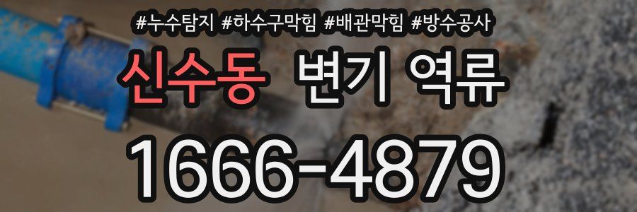 신수동 변기 역류
