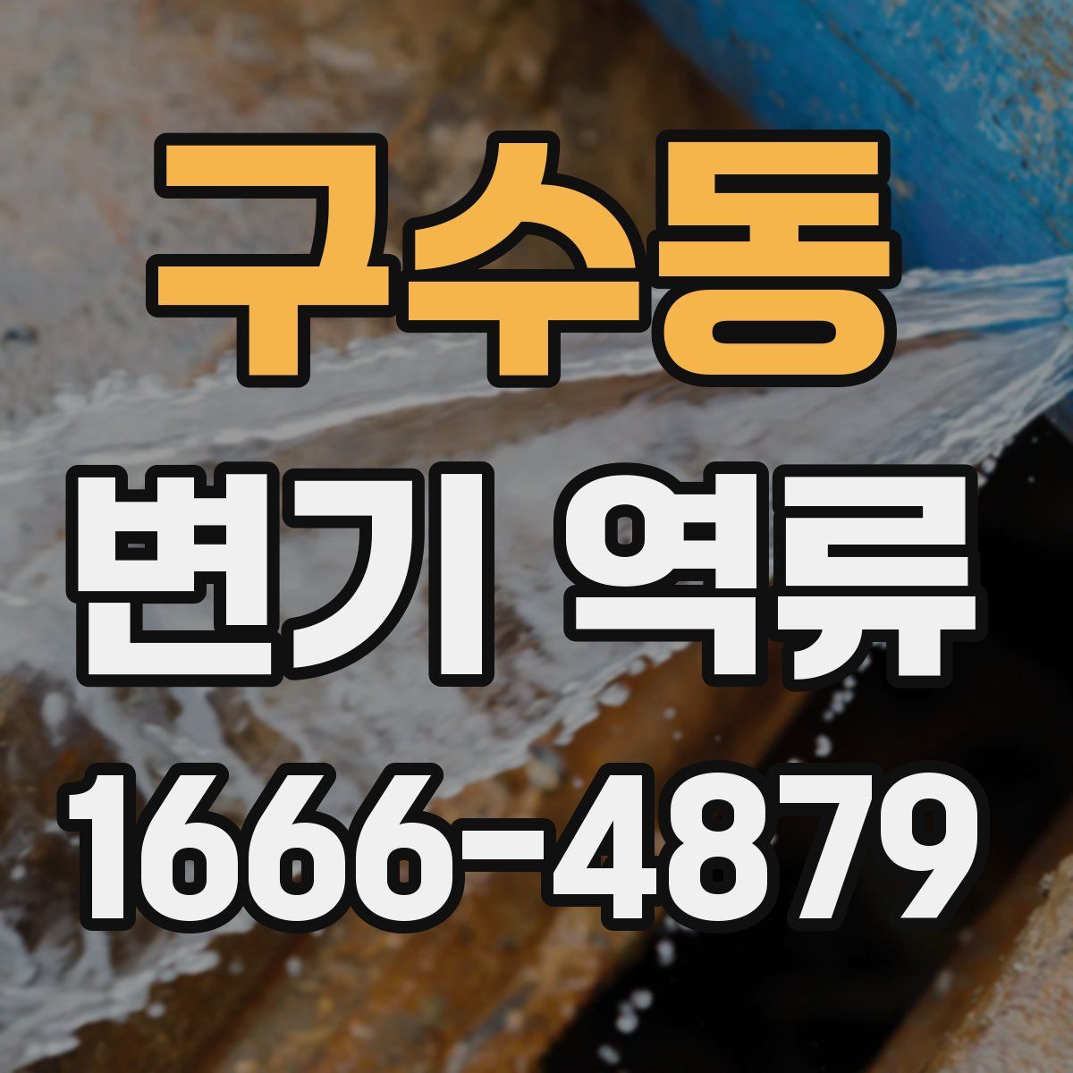 구수동 변기 역류
