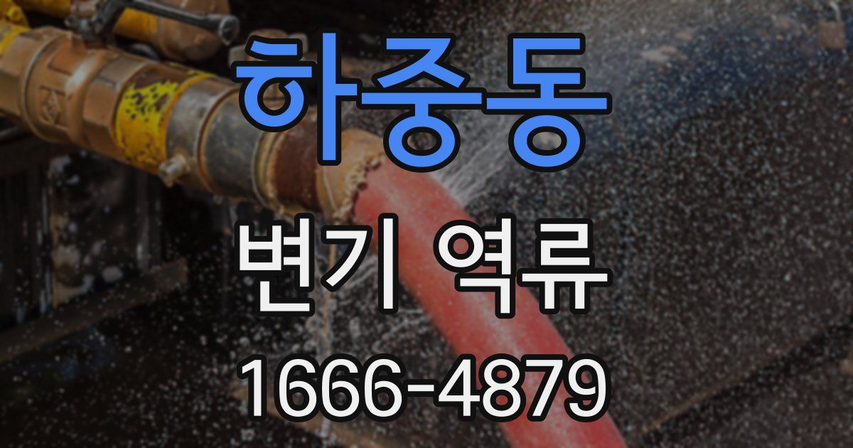 하중동 변기 역류
