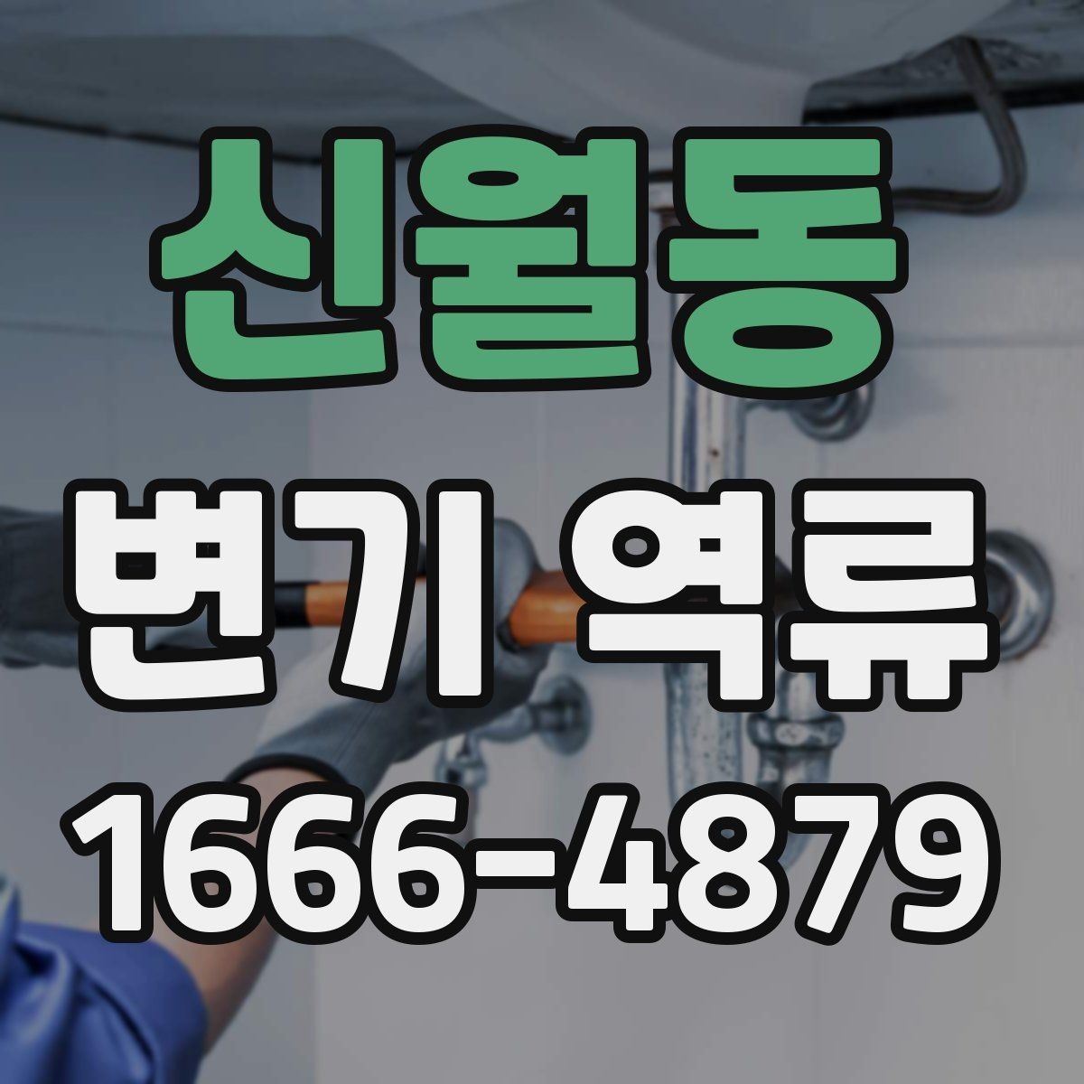 신월동 변기 역류 막힘과 함께 나타날 때