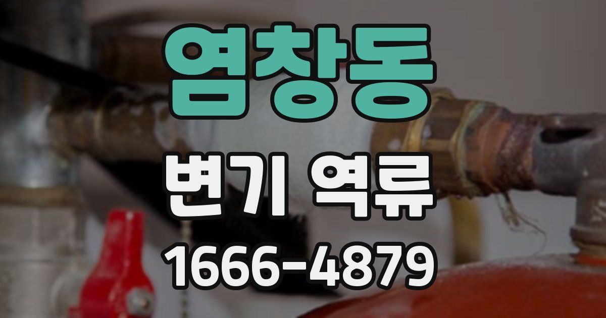염창동 변기 역류