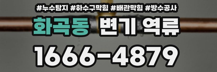 화곡동 변기 역류