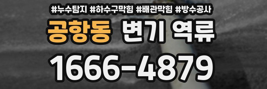 공항동 변기 역류