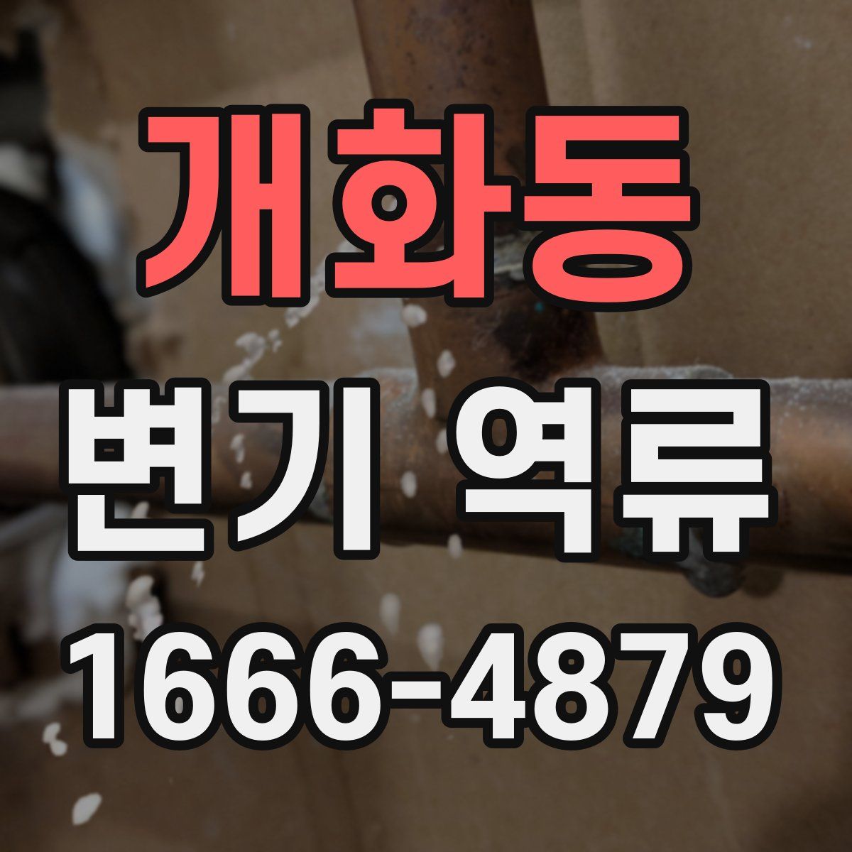 개화동 변기 역류