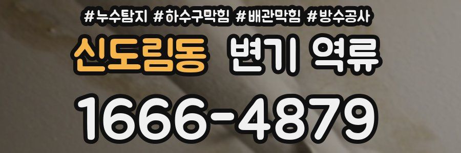 신도림동 변기 역류