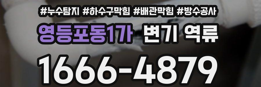 영등포동1가 변기 역류