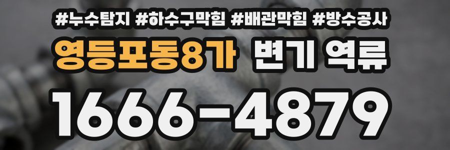 영등포동8가 변기 역류