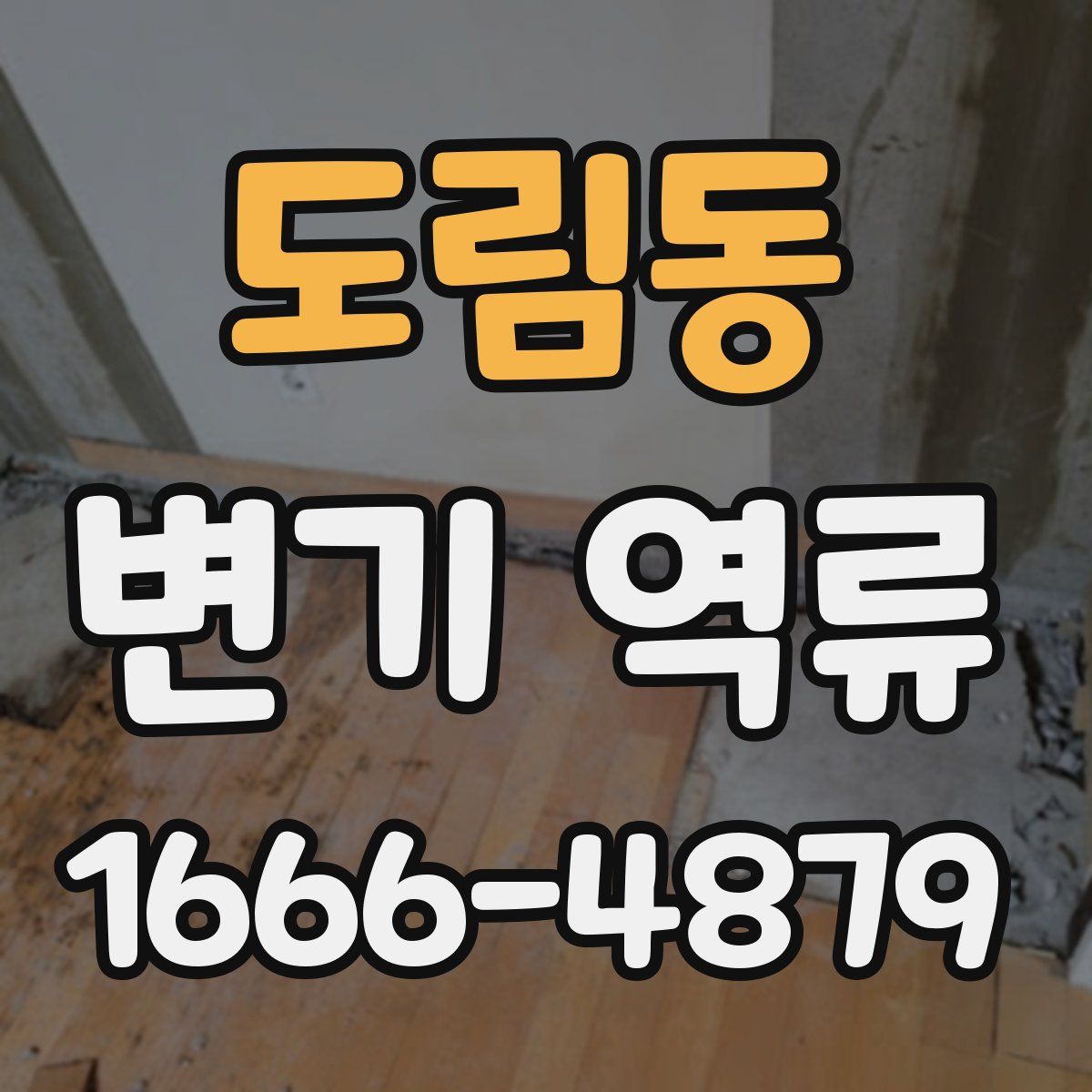도림동 변기 역류