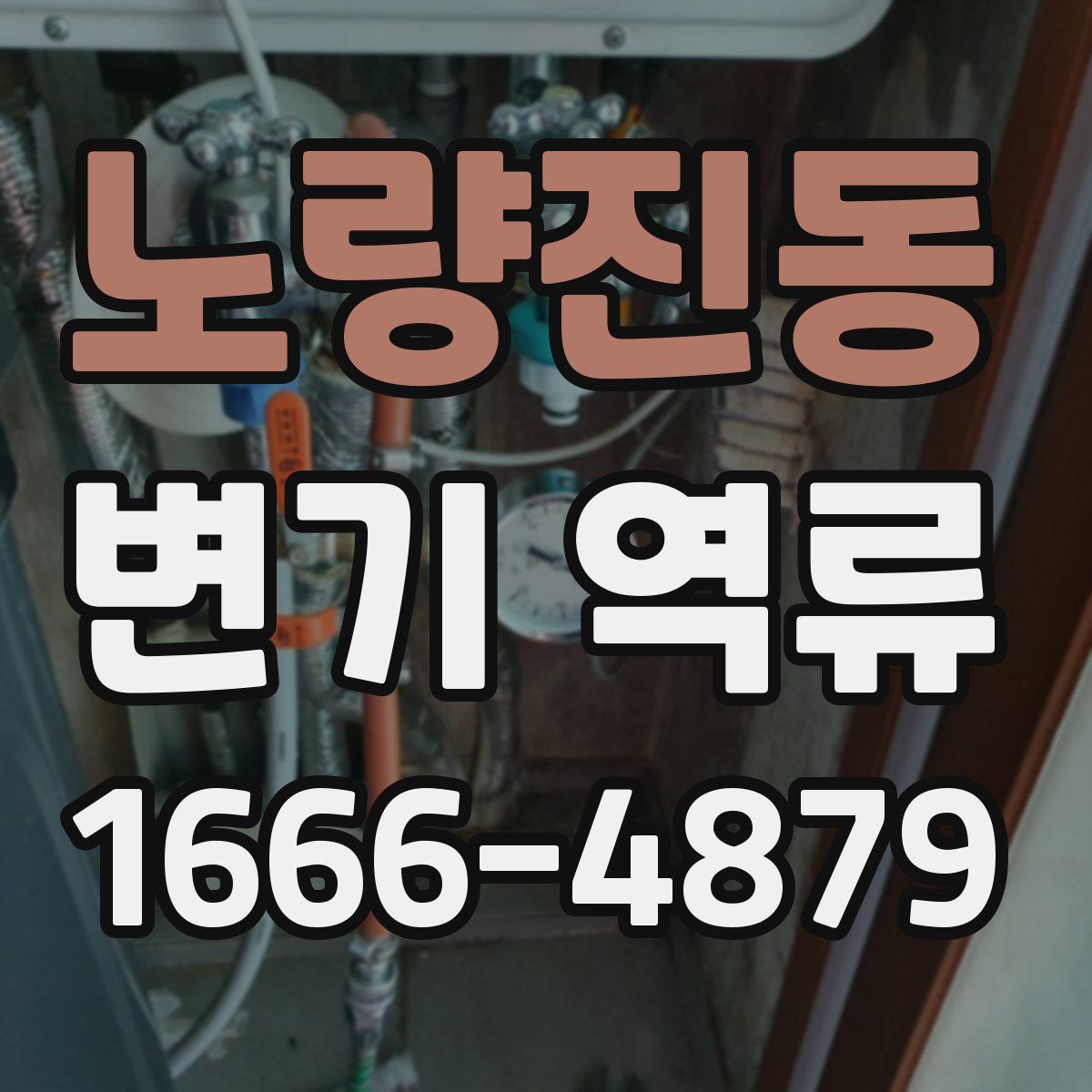 노량진동 변기 역류