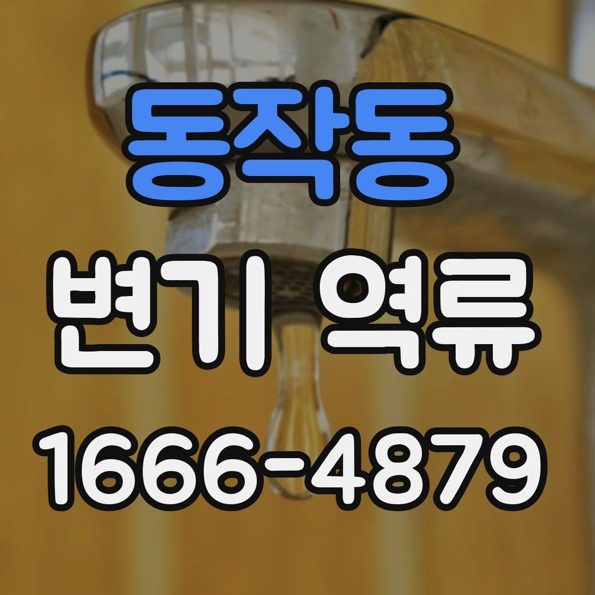 동작동 변기 역류