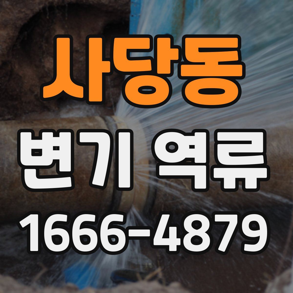 사당동 변기 역류