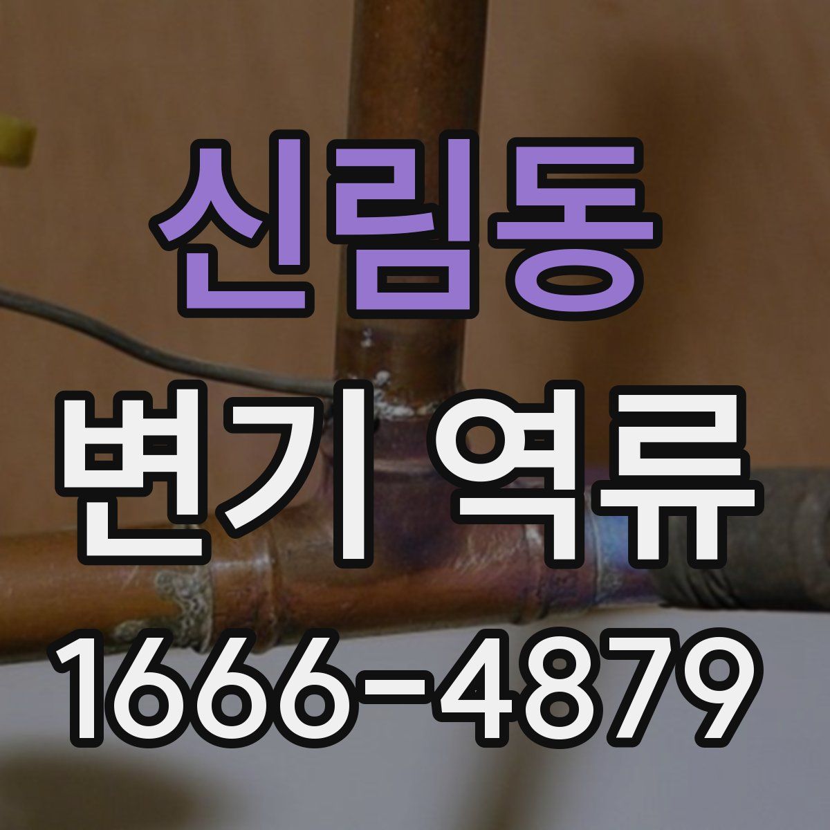 신림동 변기 역류