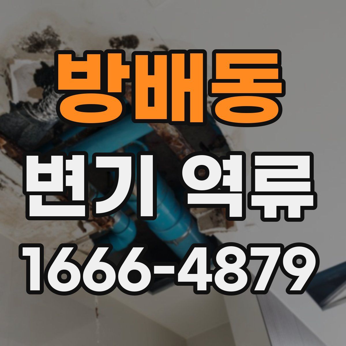 방배동 변기 역류