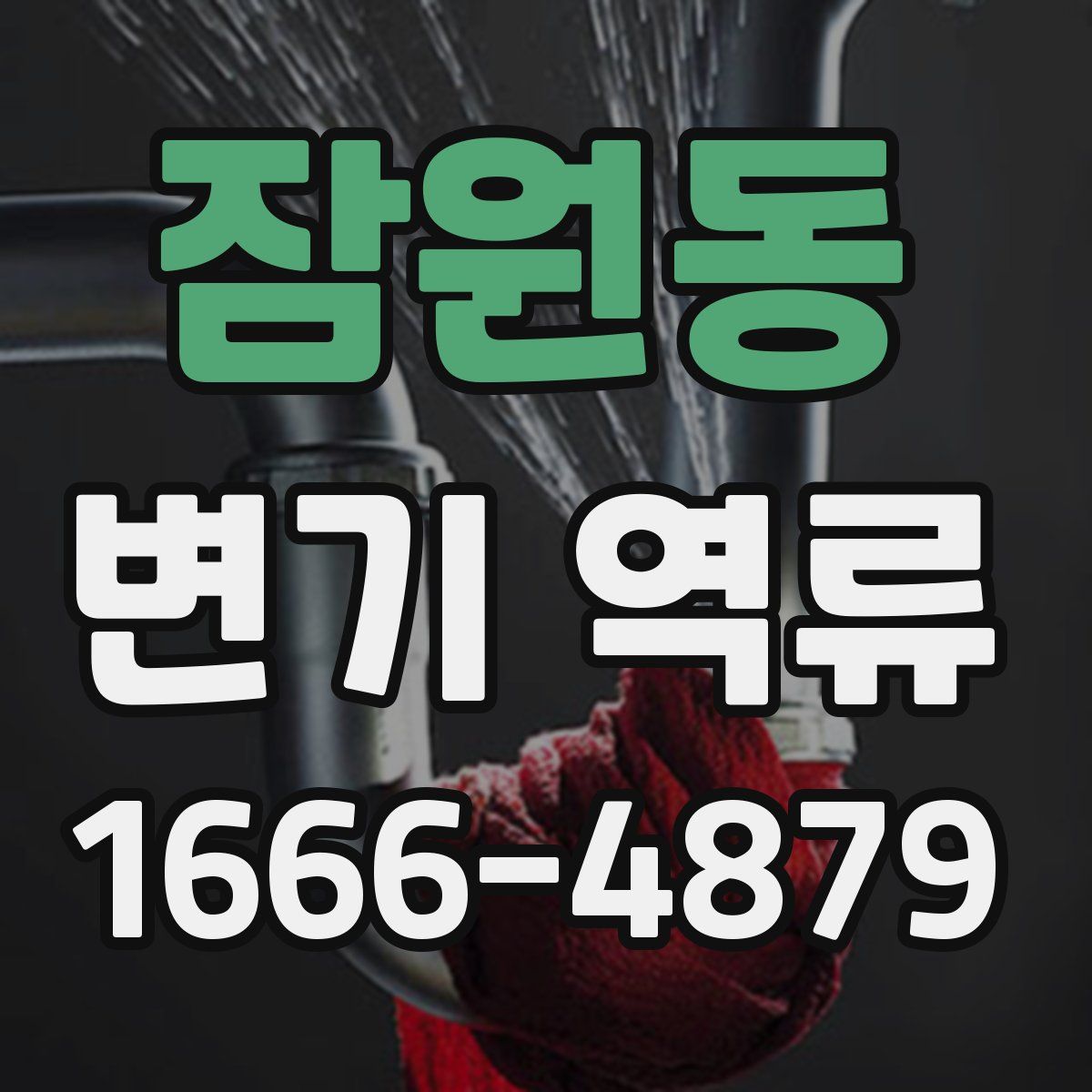 잠원동 변기 역류