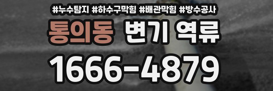 통의동 변기 역류