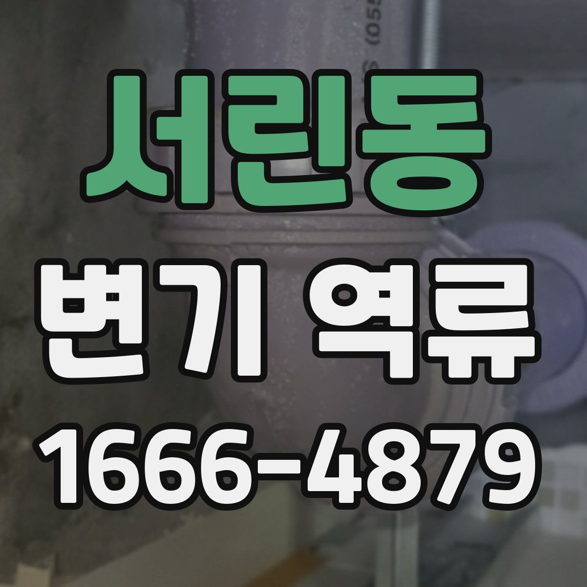 서린동 변기 역류