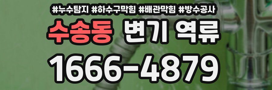 수송동 변기 역류