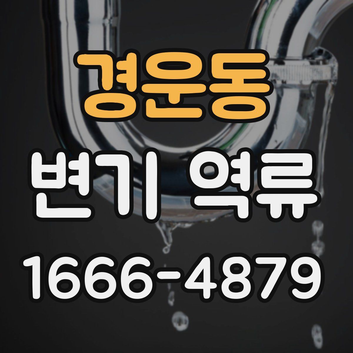 경운동 변기 역류