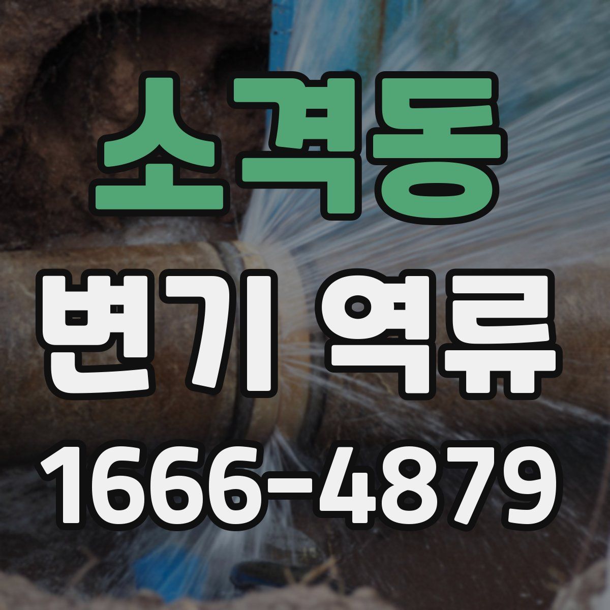 소격동 변기 역류