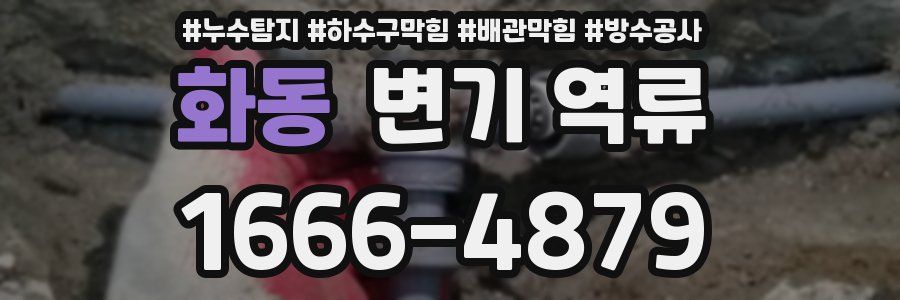 화동 변기 역류