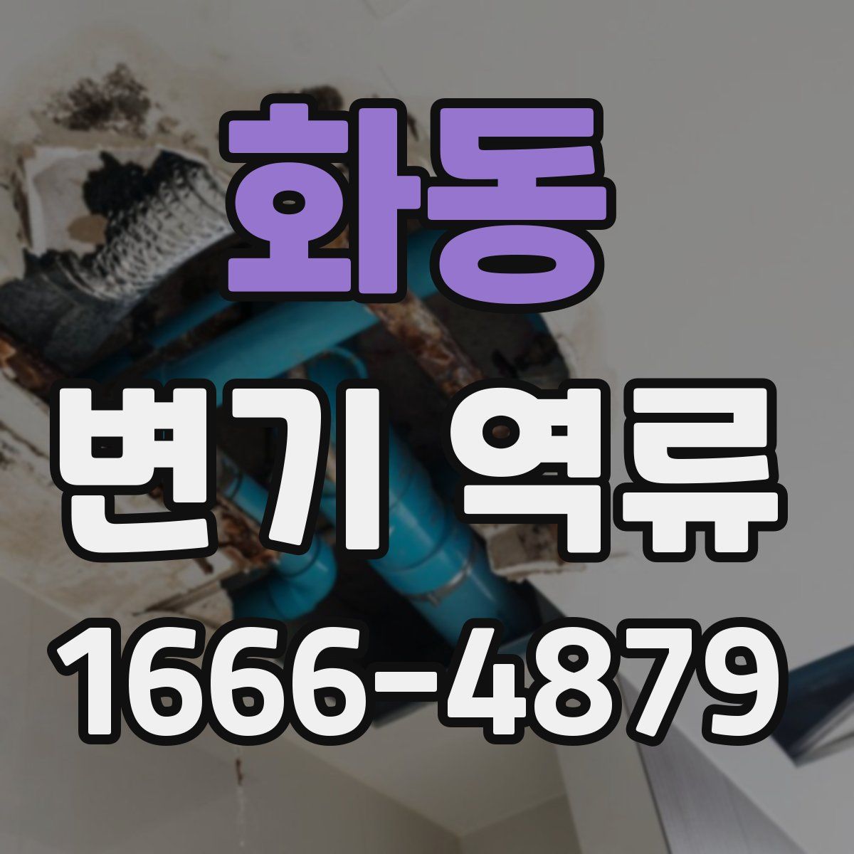 화동 변기 역류