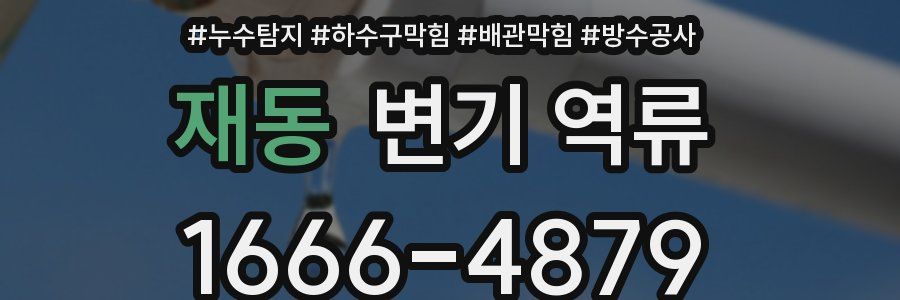 재동 변기 역류