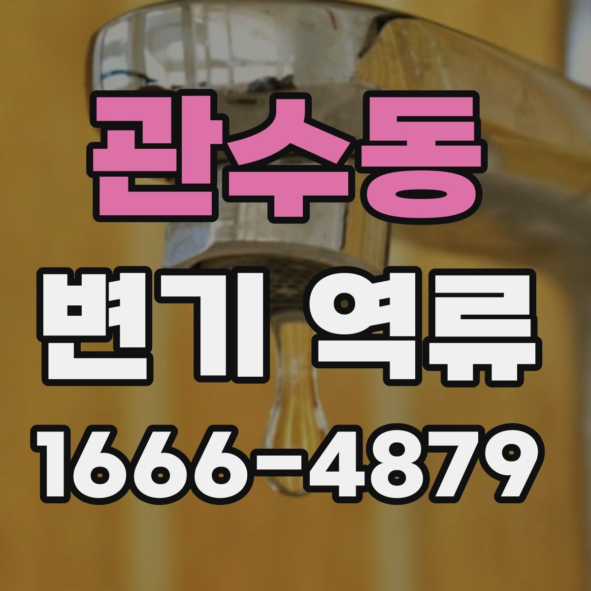 관수동 변기 역류