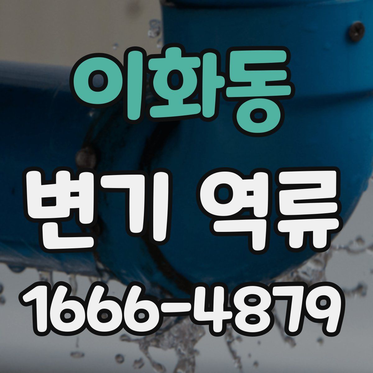 이화동 변기 역류