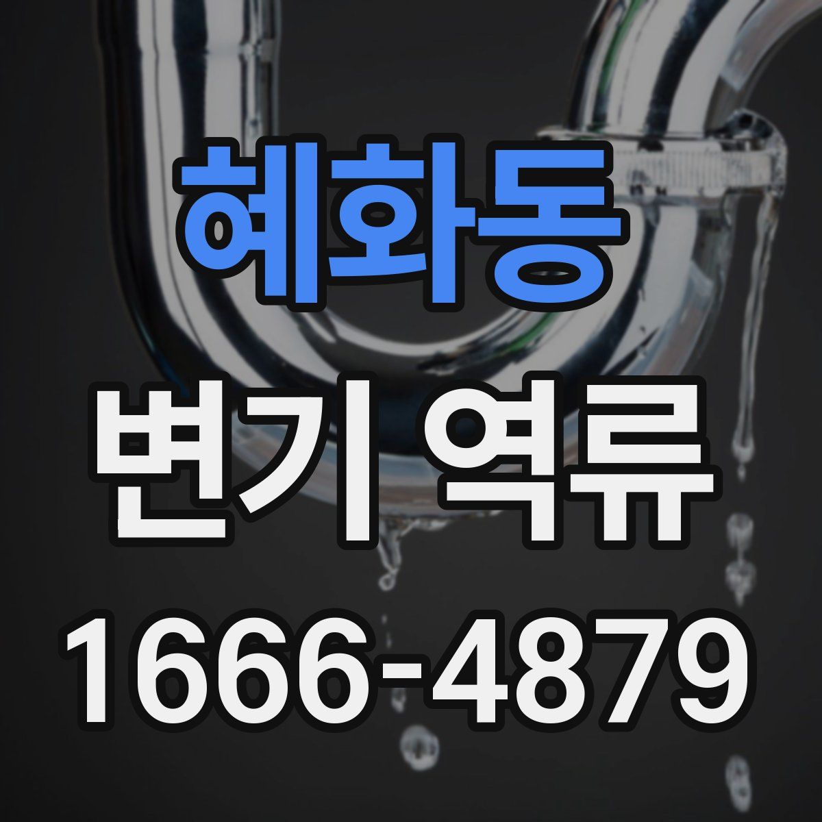 혜화동 변기 역류