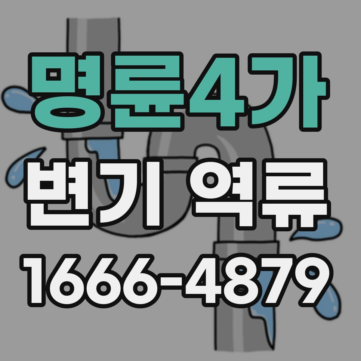 명륜4가 변기 역류