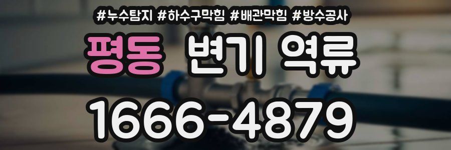 평동 변기 역류