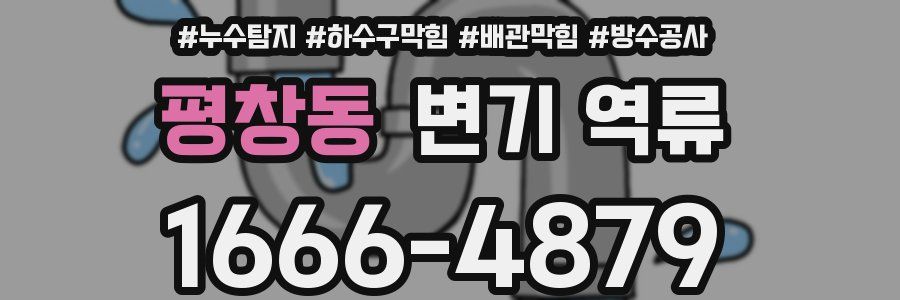 평창동 변기 역류