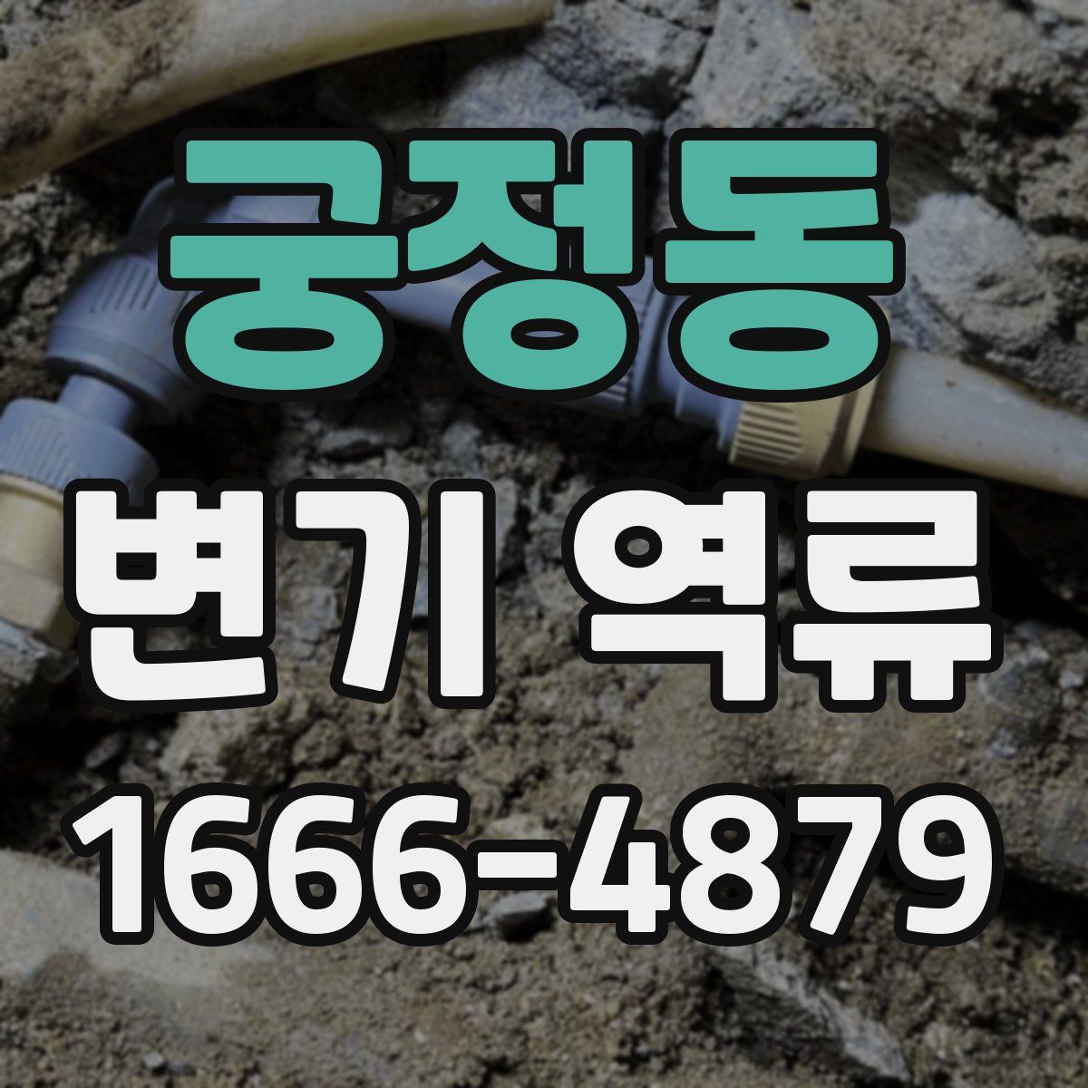 궁정동 변기 역류