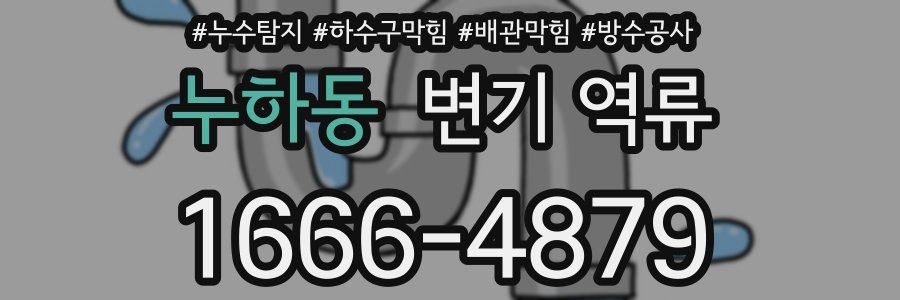 누하동 변기 역류