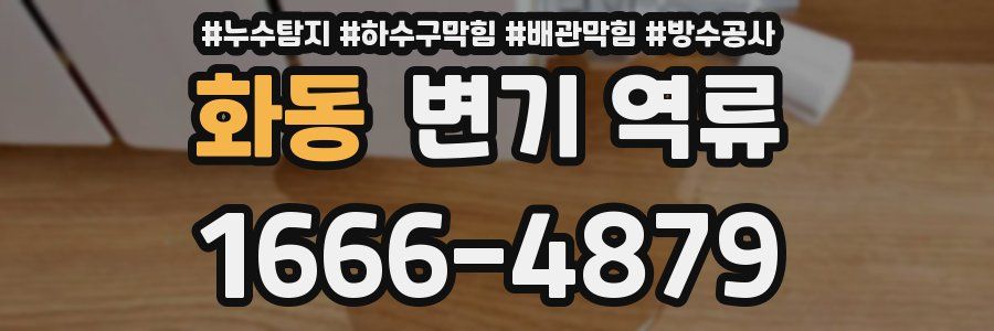 화동 변기 역류