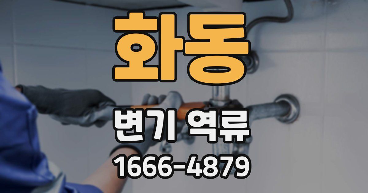화동 변기 역류