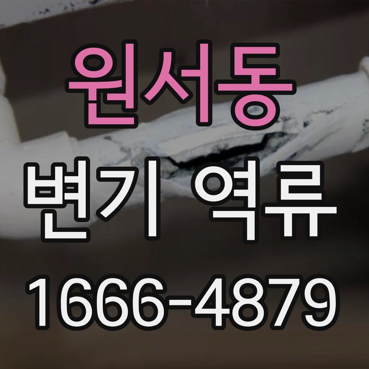 원서동 변기 역류