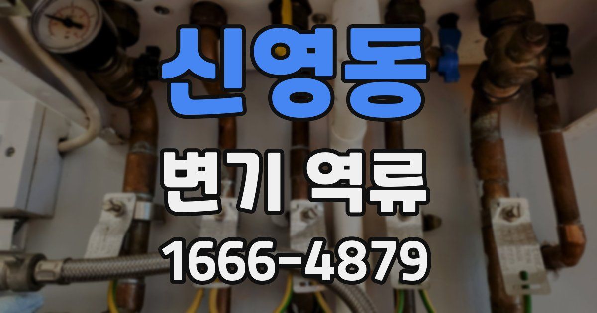 신영동 변기 역류