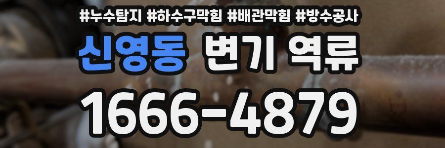 신영동 변기 역류