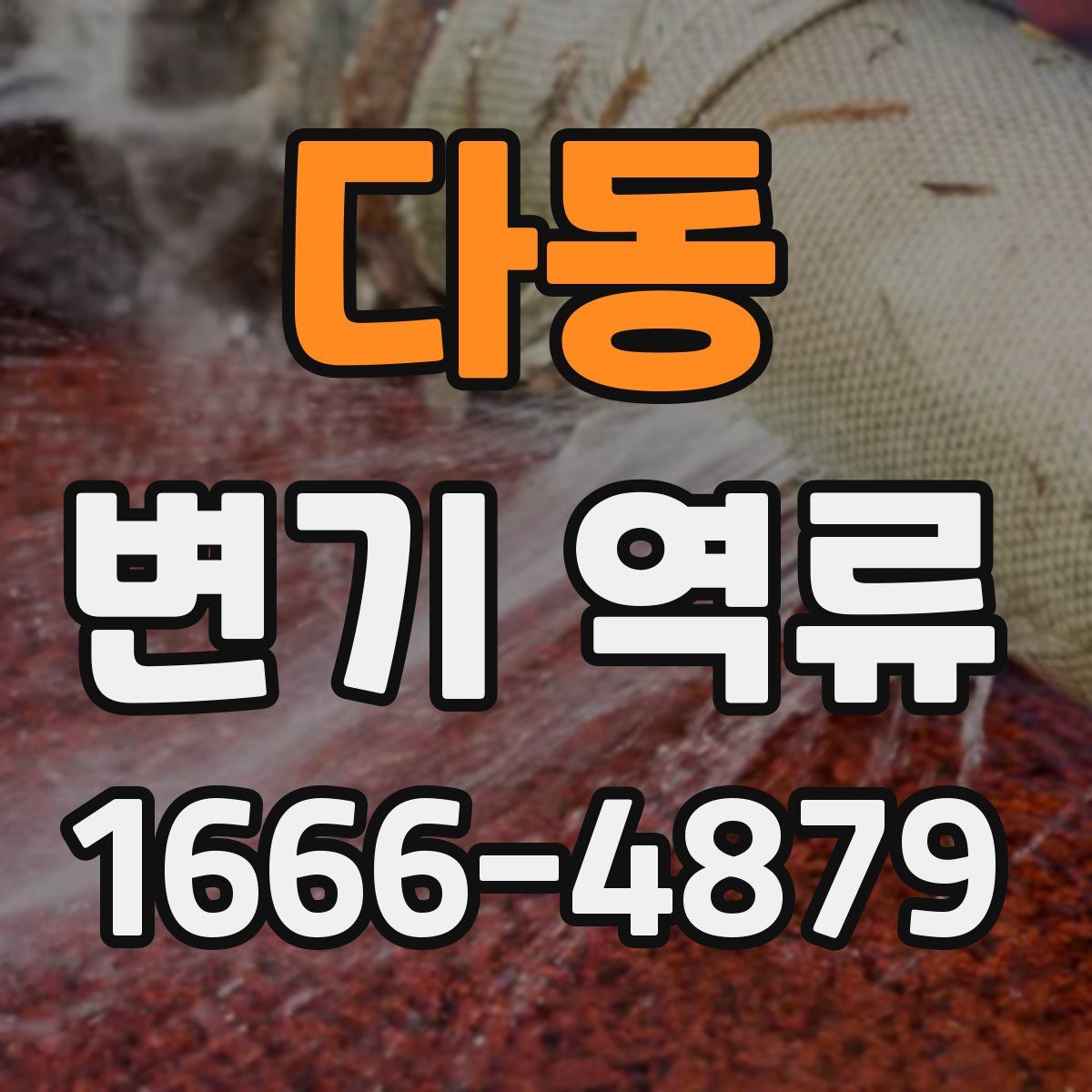 다동 변기 역류