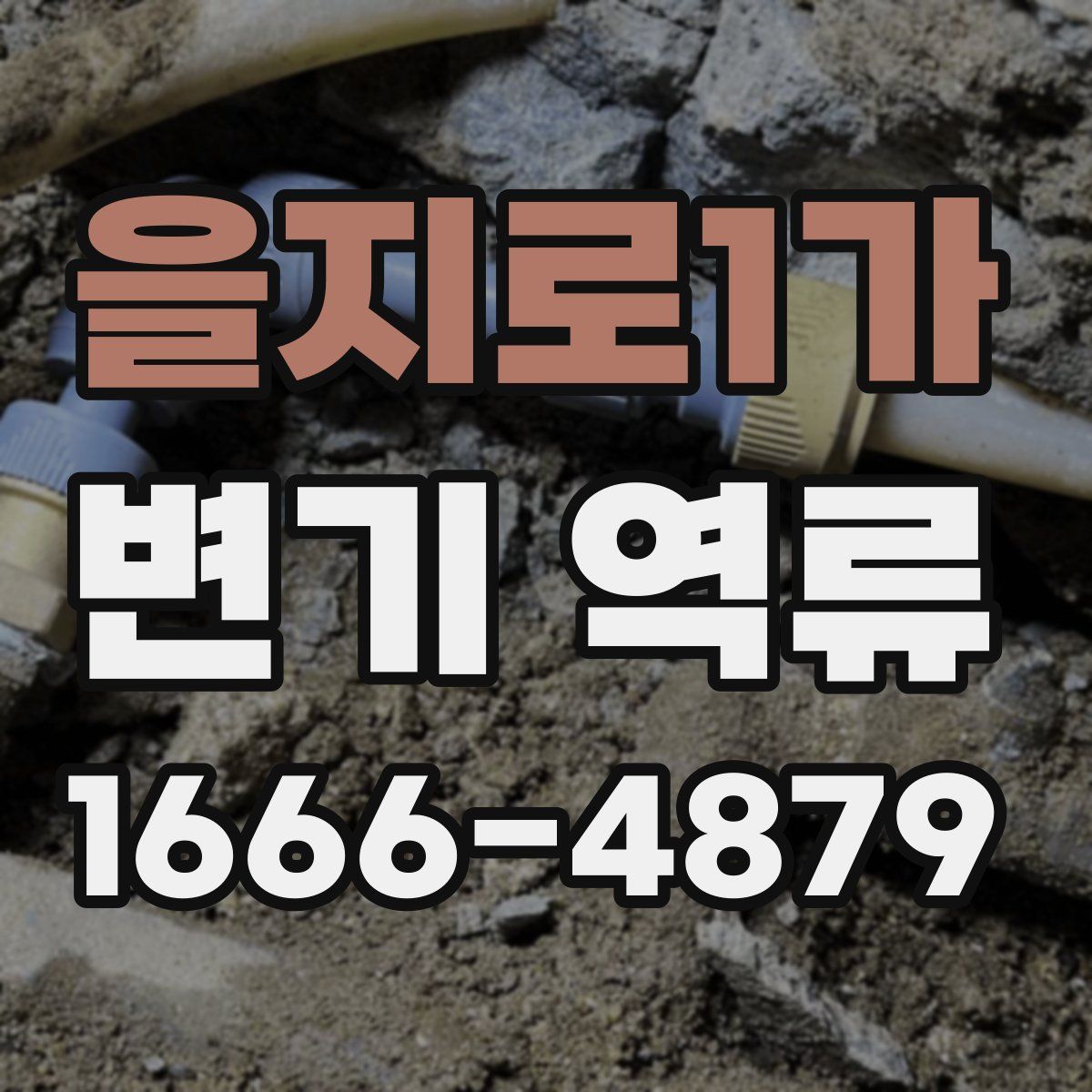 을지로1가 변기 역류