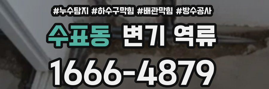 수표동 변기 역류