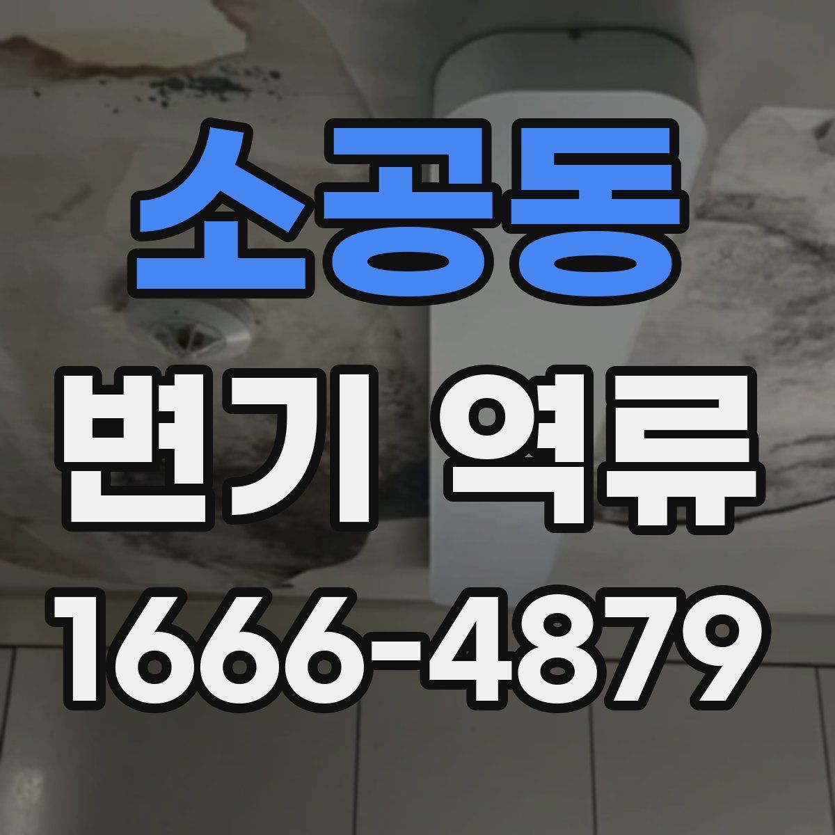 소공동 변기 역류